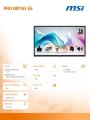 MSI Monitor 15.6 cala PRO MP165 E6 LED/FHD/Flat/60Hz/czarny 367652