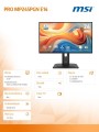 MSI Monitor PRO MP245PGN E14 23.8 cala/LED/FHD/FLAT/144Hz/Czarny 367668