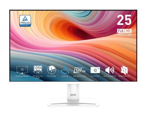 MSI Monitor PRO MP251W E2 24.5 cala/LED/FHD/Flat/120Hz/Biały