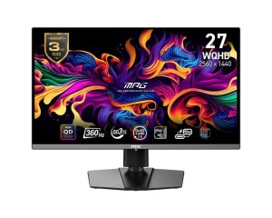 MSI Monitor MPG 271QRX QD-OLED 26.5 cala/LED/WQHD/FLAT/360Hz/Czarny