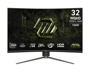 MSI Monitor MAG 325CQPF E18 31.5/LED/WQHD/LED/Zakrzywiony/180Hz/Czarny