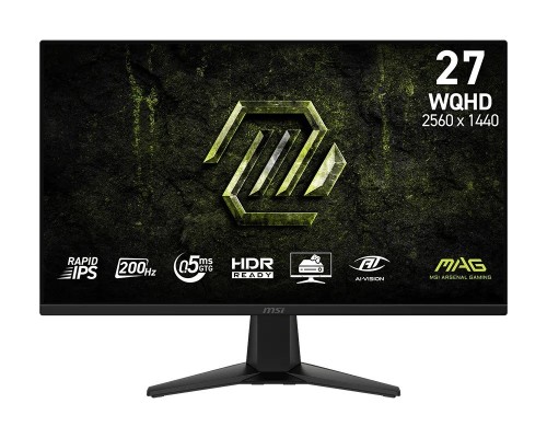 MSI Monitor MAG 275QF E20  27 cali/LED/WQHD/Flat/200Hz/Czarny