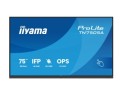 IIYAMA Monitor 75 cali TN7505A-B1AG IPS,4K,40pkt,500cd,nonOS,1200:1,5ms,    DeepContrast-IR+, 1xVGA,2xHDMI,DP,USB-C(PD65W),2xRJ45,2x20W,PiP,PbP,UCHWYT 367906