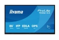 IIYAMA Monitor interaktywny 86 cali TE8613A-B2AG INFRARED,40pkt,IPS,4K,7H,500cd/m2,      WiFi,USB, ANDROID 14, Google EDLA,2x20W, UCHWYT ŚCIENNY 368054