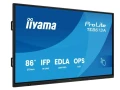 IIYAMA Monitor interaktywny 86 cali TE8613A-B2AG INFRARED,40pkt,IPS,4K,7H,500cd/m2,      WiFi,USB, ANDROID 14, Google EDLA,2x20W, UCHWYT ŚCIENNY 368063