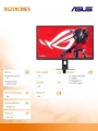 Asus Monitor 27 cali XG27ACMES ROG IPS QHD HDMI USB DP 368529