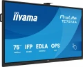 IIYAMA Monitor interaktywny 75 cali TE7513A-B2AG INFRARED,40pkt,IPS,4K,7H,500cd/m2,      WiFi,USB, ANDROID 14, Google EDLA,2x20W, UCHWYT ŚCIENNY 368557
