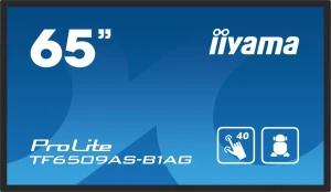 IIYAMA Monitor 65 cali TF6539AS-B1AG,IPS,4K,HDMIx2,DP,RJ45,3xUSB,2x10W,      ANDROID,24/7,IP65