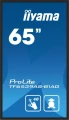 IIYAMA Monitor 65 cali TF6539AS-B1AG,IPS,4K,HDMIx2,DP,RJ45,3xUSB,2x10W,      ANDROID,24/7,IP65 368842