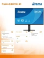 IIYAMA Monitor 24 cale XB2491H-B1 IPS, HDMI, DP, 1ms, 350cd, 1500:1, 120Hz, HAS150 (PIVOT) 369019