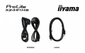 IIYAMA Monitor 23.8 cala X2491HS-B1  IPS,HDMI,DP,1ms,350cd, 1500:1,120Hz,2x2W 369222