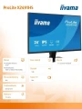 IIYAMA Monitor 23.8 cala X2491HS-B1  IPS,HDMI,DP,1ms,350cd, 1500:1,120Hz,2x2W 369227