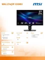 MSI Monitor 27 cali MAG 274QPF X30MV LED/WQHD/Flat/300Hz/czarny 369239