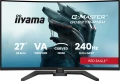 IIYAMA Monitor 27 cali GCB2784HSU-B1 FHD, 0.7ms, VA, 1500R, 240Hz, 2xHDMI, DP, 2xUSB, FreeSync Premium -1920x1080 (48-240Hz), HDR10, 2x2W, HAS150(PIVO 369353