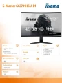 IIYAMA Monitor 27 cali GC2781HSU-B1 VA, FHD, 144Hz, 1ms, 2xUSB, 1500R, 350 cd, 4000:1, HDMI, DP, FreeSync -1920x1080 (48-144Hz), 2x2W 369374