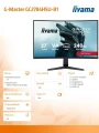 IIYAMA Monitor 27 cali GC2784HSU-B1 FHD, 0.7ms, VA, 1500R, 240Hz 2xHDMI, DP, 2xUSB, FreeSync Premium -1920x1080 (48-240Hz), HDR10, 2x2W 369385