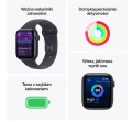 Apple Watch SE 3 GPS koperta 40 mm z aluminium w kolorze księżycowej poświaty, pasek sportowy w kolorze księżycowej poświaty - rozmiar S/M 369679