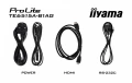 IIYAMA Monitor interaktywny 65 cali TE6515A-B2AG VA,4K,40pkt,550cd,DeepContrast-IR+,     HDMI x2,DP,USB-C, 2 x 20W, OPS Slot x1, 5xUSB, 2xRJ45,8-Array 369990