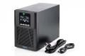 Digitus Zasilacz awaryjny UPS Online Tower 19" LCD 1000VA/1000W 2x12V/9Ah 4xC13 1xC14 USB RS232 RJ45 GŁ.293mm 370015