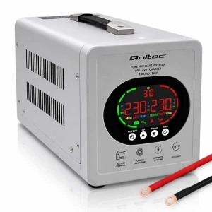 Zasilacz awaryjny UPS Qoltec 1000VA/720W | Przetwornica 12/230V z AVR