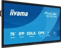 IIYAMA Monitor interaktywny 75 cali TE7515A-B2AG, VA,4K,40pkt,550cd,DeepContrast-IR+,    HDMI x2,DP,USB-C, 2 x 20W, OPS Slot x1, 5xUSB, 2xRJ45,8-Array 370650