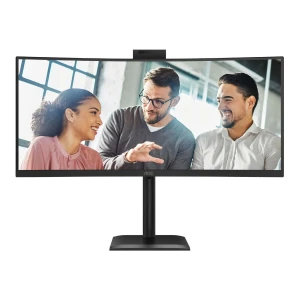 Monitor AOC 34" CU34E4CW VA WQHD 120Hz 2xHDMI DP HUB RJ45 głośniki kamera