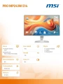 MSI Monitor PRO MP243W E14 23.8 cala LED/FHD/FLAT/144Hz/biały 370991