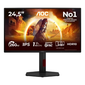 Monitor AOC 24,5" 25G4ZR Fast IPS FHD 240Hz 2xHDMI DP