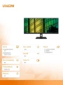 AOC Monitor U34E2M 34 cale VA 100 Hz HDMIx2 DP 371209