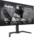 IIYAMA Monitor 27 cali GOB2701QSC-B1 OLED,280Hz,65W,2xHDMI,DP                1500 cd/m? (Szczytowa, HDR), 2560 x 1440, 1500000:1, 0.03ms, 2xHDMI,DP,US 371263