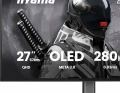 IIYAMA Monitor 27 cali GOB2701QSC-B1 OLED,280Hz,65W,2xHDMI,DP                1500 cd/m? (Szczytowa, HDR), 2560 x 1440, 1500000:1, 0.03ms, 2xHDMI,DP,US 371274