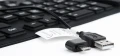 Gembird Klawiatura silikonowa wodoodporna USB z funkcją OTG czarna 372299