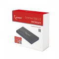 Gembird Obudowa HDD 2.5'' SATA Aluminium Black 372315