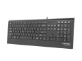 Natec Klawiatura Barracuda Slim USB czarna 372386