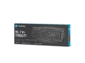 Natec Klawiatura Trout Slim 1.8m czarna USB 372403
