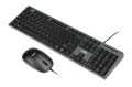 iBOX Zestaw klawiatura + mysz IBOX IKMS606 (USB 2.0; (US); czarna, optyczna; 800 DPI) 372559