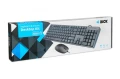iBOX Zestaw klawiatura + mysz IBOX IKMS606 (USB 2.0; (US); czarna, optyczna; 800 DPI) 372568