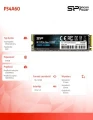 Silicon Power Dysk SSD A60 512GB M.2 PCIe 2200/1600 MB/s NVMe 372777