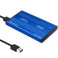 Qoltec Obudowa na dysk HDD/SSD 2.5 cala SATA3 | USB 3.0 | Niebieska 372786