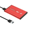 Qoltec Obudowa na dysk HDD/SSD 2.5 cala SATA3 | USB 3.0 | Czerwona 372789