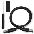 Qoltec Obudowa na dysk HDD/SSD 2.5 cala SATA3 | USB 3.0 | Czerwona 372796