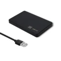 Qoltec Obudowa na dysk HDD/SSD 2.5 cala SATA3 | USB 2.0 | Czarny 372797