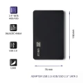 Qoltec Obudowa na dysk HDD/SSD 2.5 cala SATA3 | USB 2.0 | Czarny 372799