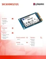 Kingston Dysk SSD SKC600 512GB mSATA 550/520 MB/s 372876