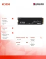 Kingston Dysk SSD KC3000 512GB PCIe 4.0 NVMe M.2 372955