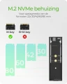 IcyBox Obudowa dysku SSD IB-1807MT-C31 M.2 NVMe, USB 3.2(Gen2) Type-C, Aluminium 373085
