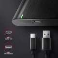 AXAGON EE25-A6C Bezśrubowa aluminiowa obudowa zewnętrzna USB-C 3.2 Gen 1 - SATA 6G dla 2.5" SSD/HDD 373180