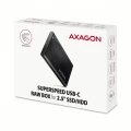AXAGON EE25-A6C Bezśrubowa aluminiowa obudowa zewnętrzna USB-C 3.2 Gen 1 - SATA 6G dla 2.5" SSD/HDD 373184