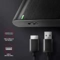 AXAGON EE25-A6M Bezśrubowa aluminiowa obudowa zewnętrzna USB 3.2 Gen 1 - SATA 6G dla 2.5" SSD/HDD 373189