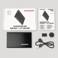 AXAGON EE25-A6M Bezśrubowa aluminiowa obudowa zewnętrzna USB 3.2 Gen 1 - SATA 6G dla 2.5" SSD/HDD 373192